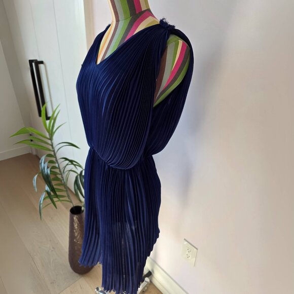 British Boutique Collection Classic Blue Dress UK 8 - Picture 2 of 6